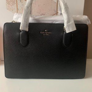 Kate Spade satchel, black, NWT